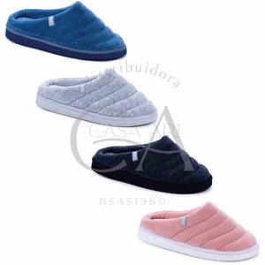 chinela unisex costura canelon