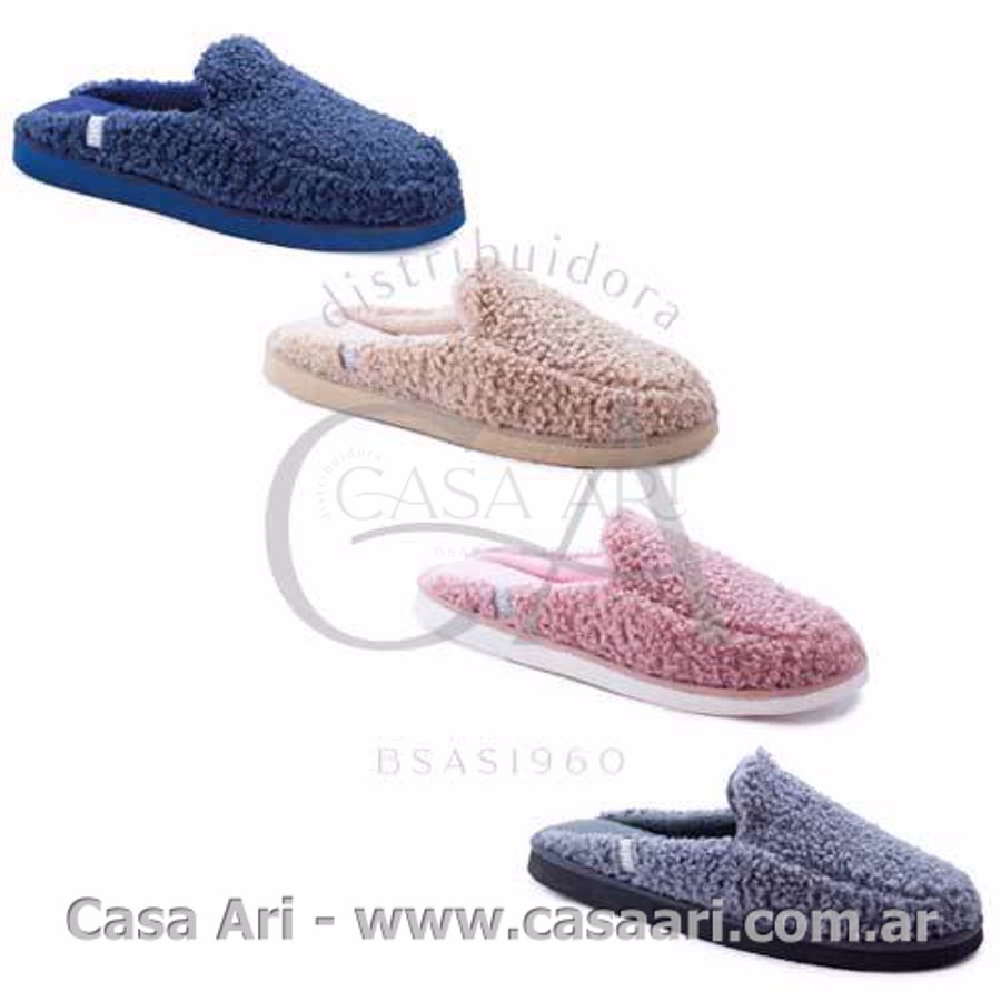 pantufla unisex copete oveja