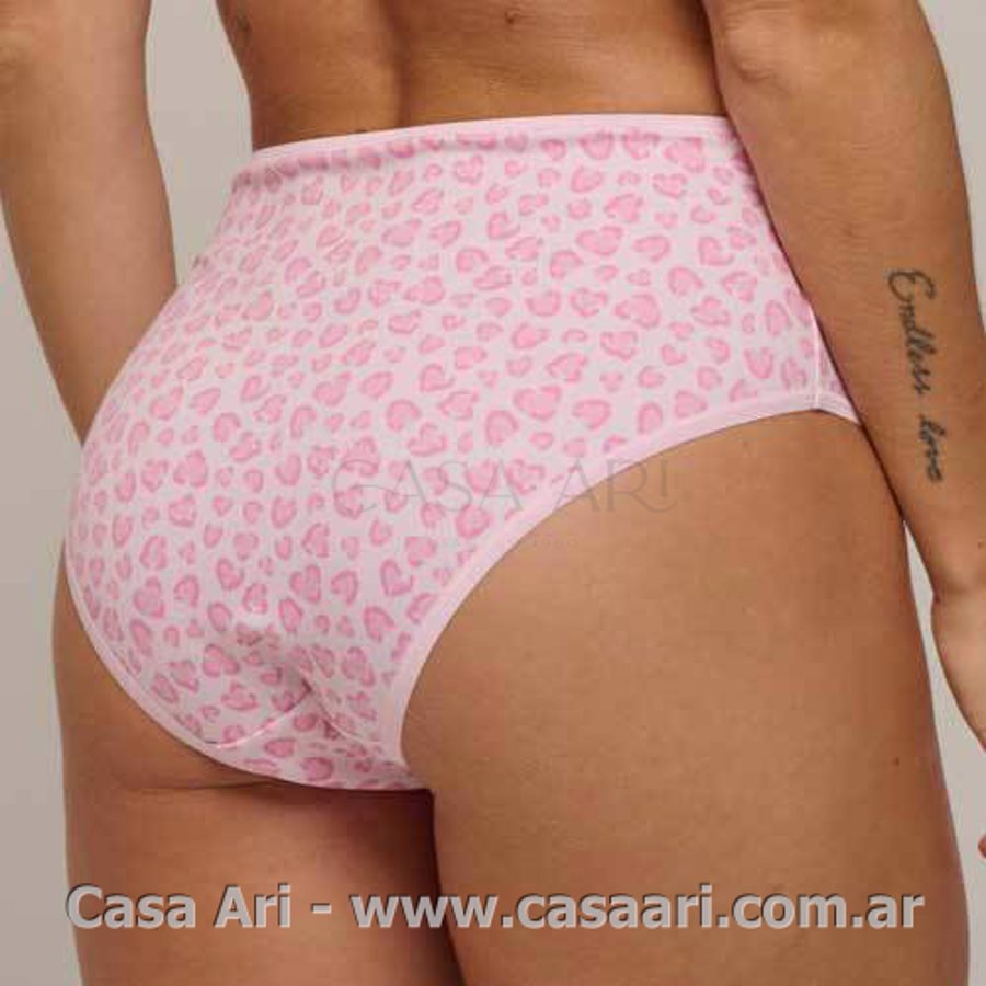 bombacha t/corto x6 ROSA