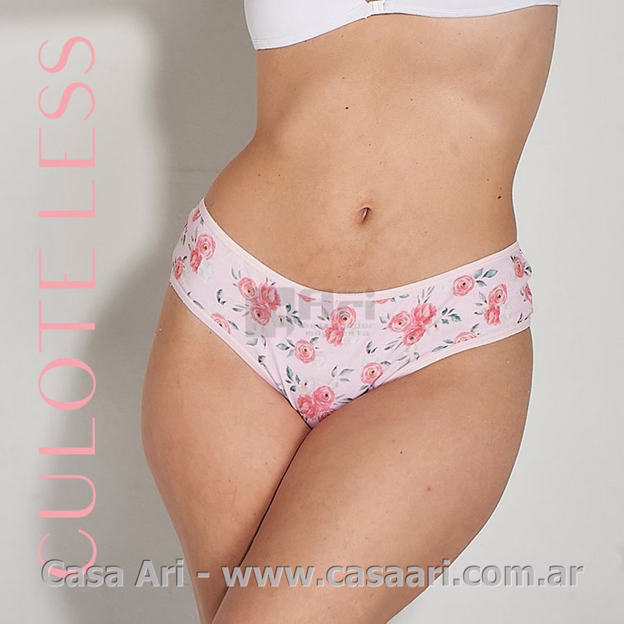Culotte Less x6 estamp. flores