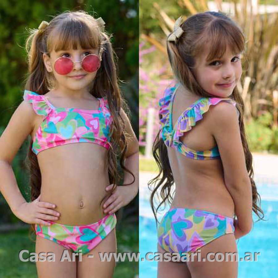 malla 2 piezas estampada