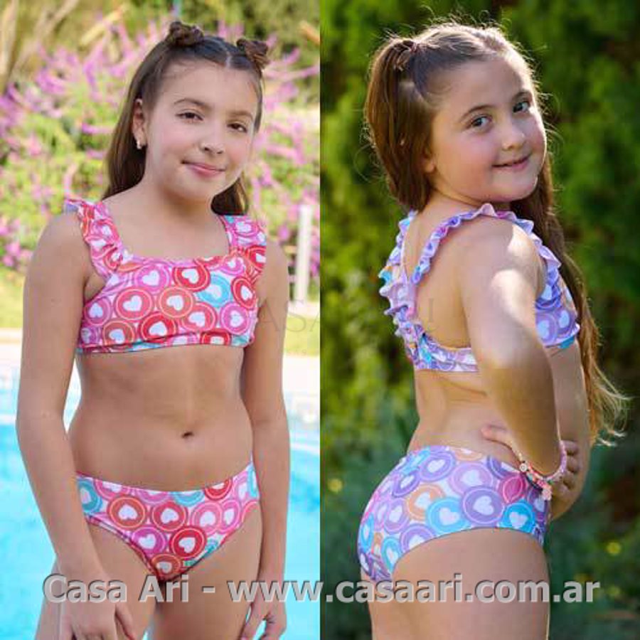 malla 2 piezas estampada