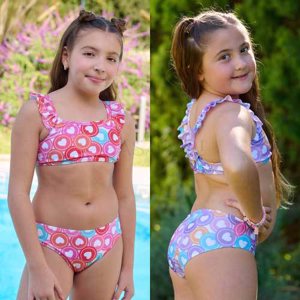 malla 2 piezas estampada