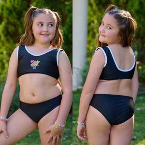 malla 2 piezas estampada