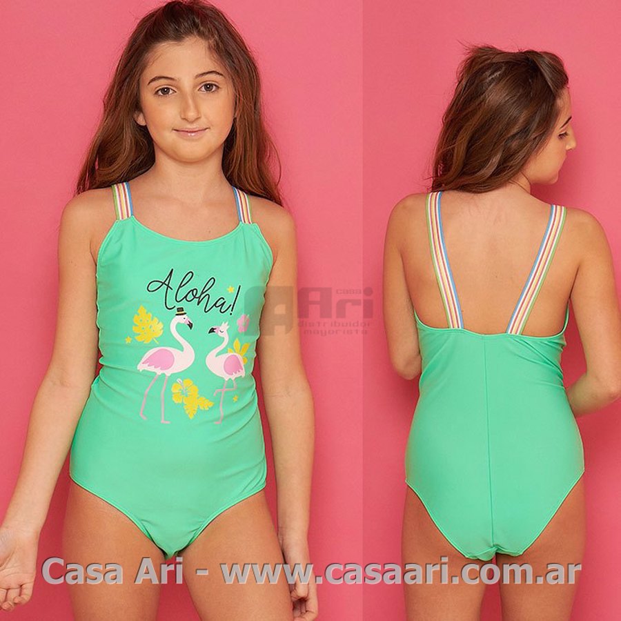 malla entera estampada