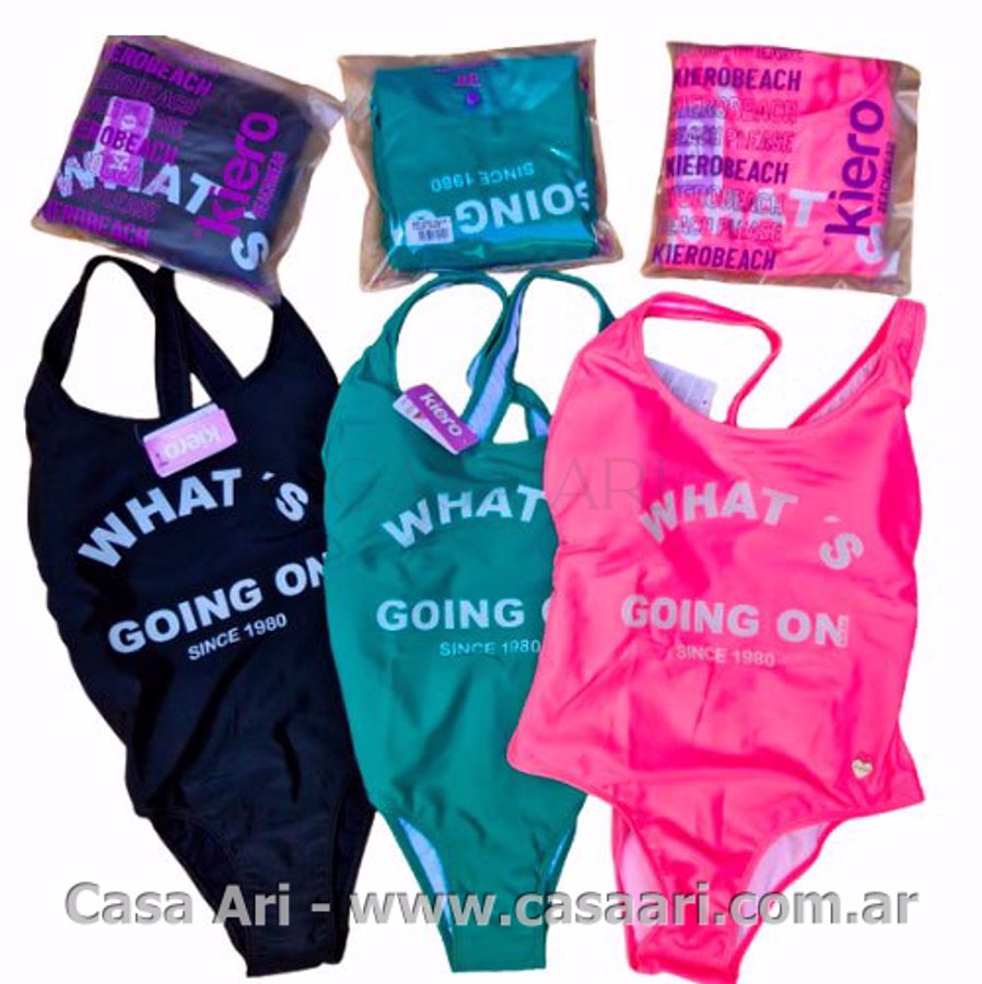 malla entera lisa c/estampa