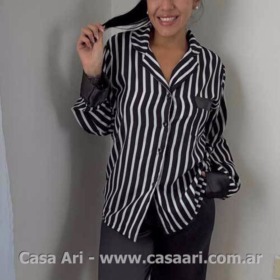 pijama m/l raso abotonado