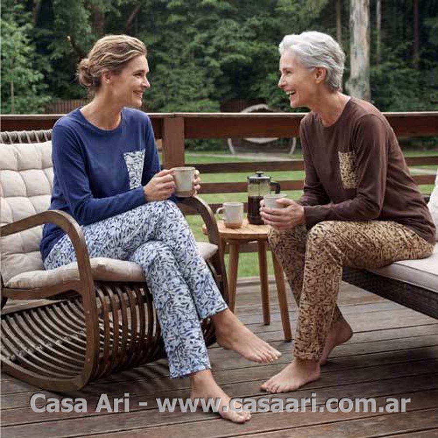 PIJAMA M/L CEBRA CHIC