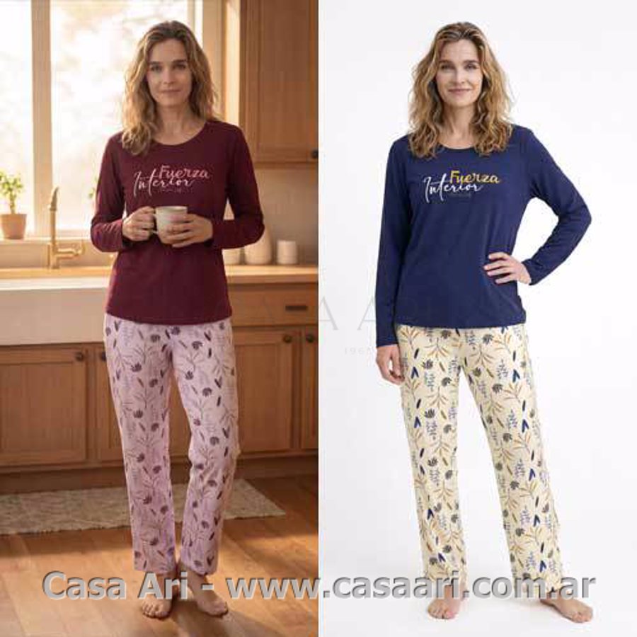 PIJAMA M/L FUERZA INTERIOR