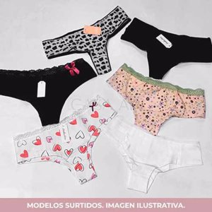culote pack x6 alg/lycra (liquidacion)
