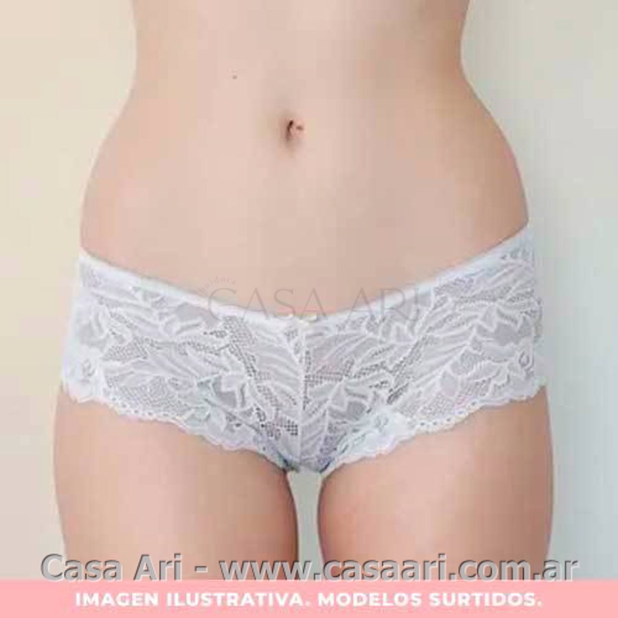 culote x6 encaje (liquidacion)