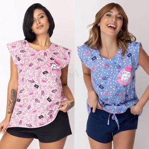 Pijama SIN MANGAS C/SHORT