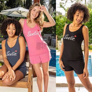 pijama t.5/8 s/mangas sentir