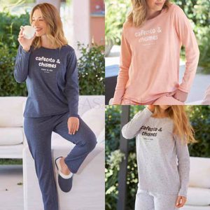 PIJAMA M/L CAFECITO Y CHISMES