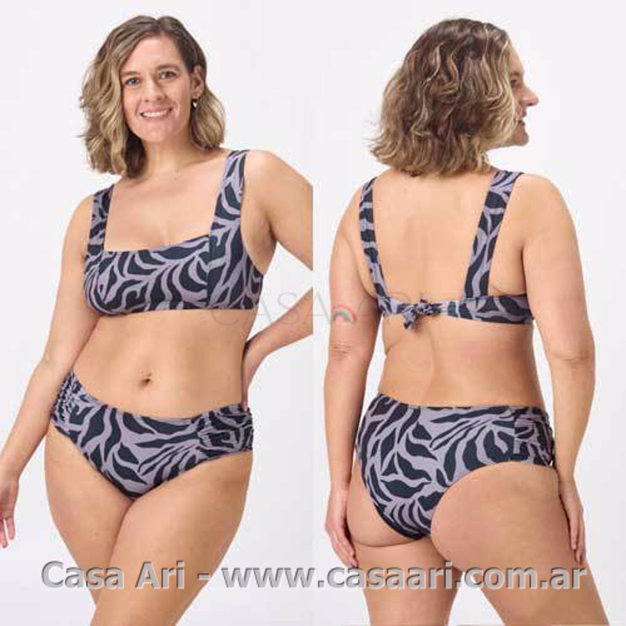 top y tiro corto con frunce