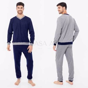 pijama m/l interlock c/v