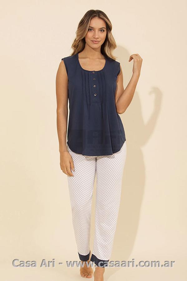 PIJAMA P. LARGO REMERA S.MANGA